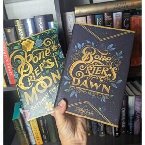 Set Of 2 Bone Criers Moon Bone Criers Dawn Signed Matching Covers Grace Duology